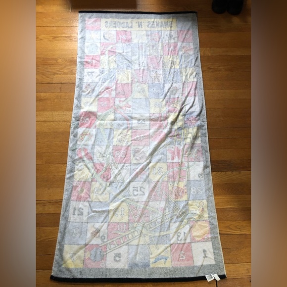 Vintage Snakes & Ladders Beach Towel - Picture 3 of 4